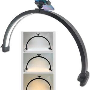 Half Moon Desk  Lamp for Lash Eyelash Extension, Tattoo, Eyebrows  color white